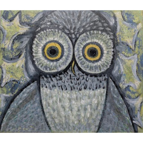 【 限定 1点 】ふくろう 絵画 絵 アート アトリエ 飛動庵 [BG78-NT] 1975170 - 茨城県つくばみらい市