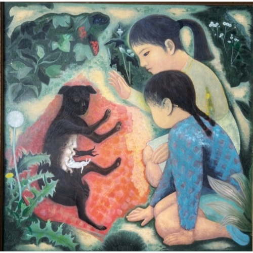 【 限定 1点 】誕生 絵画 絵 アート アトリエ 飛動庵 [BG86-NT] 1975179 - 茨城県つくばみらい市