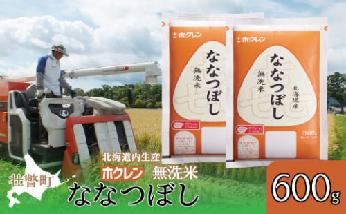 【新米】【令和7年産米】（無洗米600g）ホクレン喜ななつぼし SBTD160 1980169 - 北海道壮瞥町