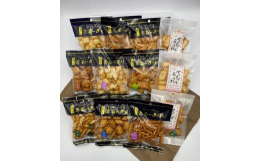 ○あられの生地と焼き方 国産100%のもち米を使った杵つき餅から2〜4日間ほどかけて作り上げ、ふっくらと焼き上げました。○あられの味付け 醸造文化の盛んな愛知県特有のたまり醤油・味噌を中心に旨味とコク