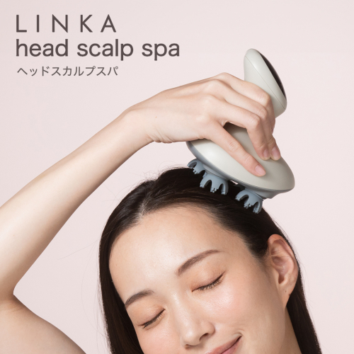 LINKA ヘッドスカルプスパ LINKA リンカ ヘアケア ヘッドスパ リラックス 美容 マッサージ マッサージャー 頭皮 [EV11-NT] 1993501 - 茨城県つくばみらい市