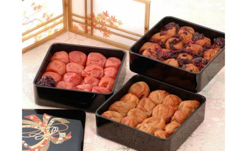 紀州南高梅　うるし三段重ね 199438 - 和歌山県有田川町