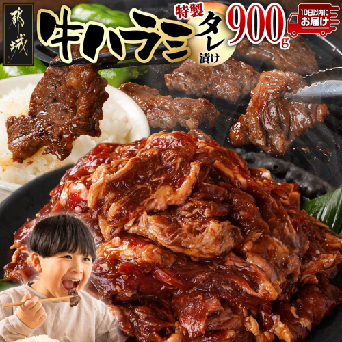 牛ハラミ タレ漬け900g≪みやこんじょ特急便≫_AA-3318-Q 2005279 - 宮崎県都城市