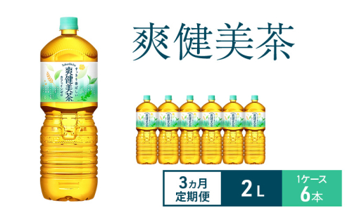 【3ヵ月定期便】爽健美茶 2L 1ケース 6本 ペットボトル 2005608 - 兵庫県明石市