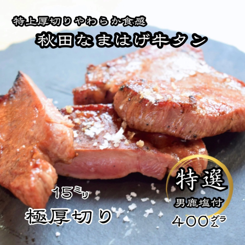 牛タン 厚切り牛タン 秋田 なまはげ なまはげ牛タン ギフト 贈答 お取り寄せグルメ 400g[H11302] 2005782 - 秋田県湯沢市