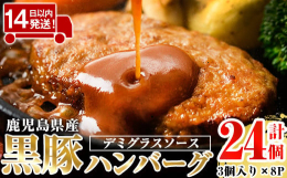 ※こちらのお礼品は2025年6月23日より内容の変更を行いました。子供から大人まで、みんなが大好きなハンバーグ。温めるだけで、贅沢な味わいをご自宅で！！【畜産王国鹿児島で生産された「かごしま黒豚さつま