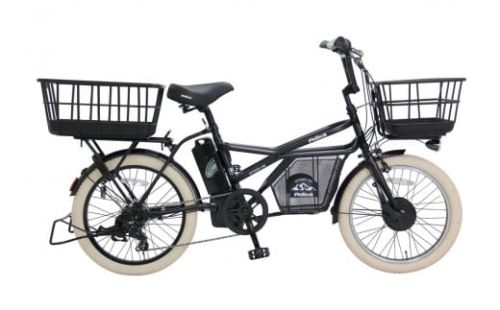 ヱビス自転車 ミニベロカーゴ電動アシスト自転車 GRC-515L-Cib シマノ製外装7段変速【カラー選択可能：マットブラック or マットオリーブ】 2006228 - 大阪府堺市