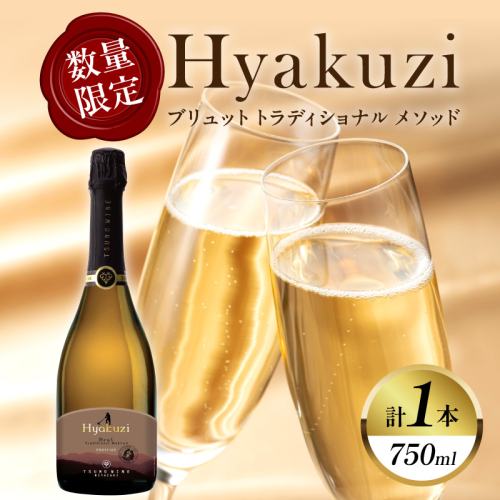 【数量限定】Hyakuzi ブリュット トラディショナル メソッド(計1本) 酒 飲料 アルコール 国産_T014-008 2010098 - 宮崎県都農町