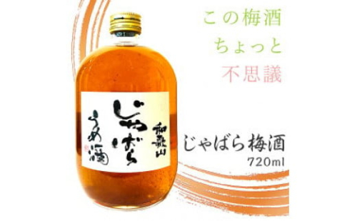 DK6001n_和歌山 じゃばら うめ酒 720ml 201558 - 和歌山県湯浅町
