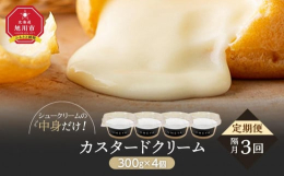 【隔月3回定期便】創業して110年初めて中身だけ飛び出しました。シュークリームはもちろん、タルトケーキのクリームや、オムレットにも。パン生地に合わせてフルーツサンドのクリームに、カスタードスティックパ