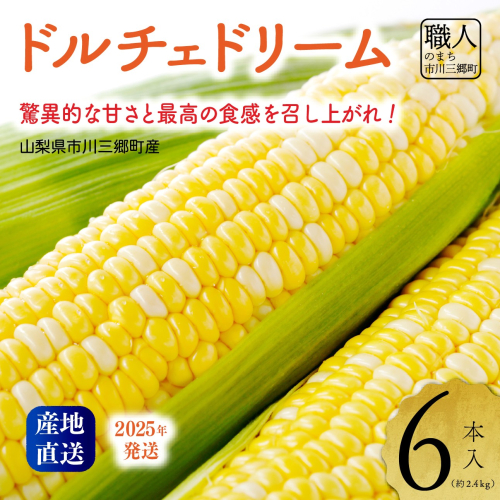 2025年発送！【山梨県市川三郷町産】Inakakara「ドルチェドリーム」6本入[5839-2164] 2018029 - 山梨県市川三郷町