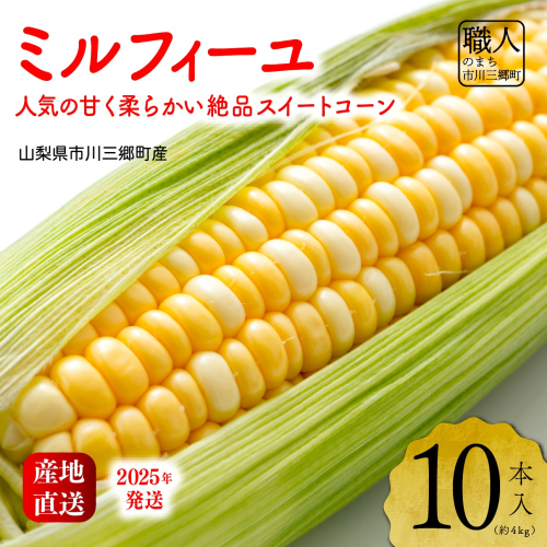 2025年発送！【山梨県市川三郷町産】Inakakara「ミルフィーユ」10本入[5839-2168] 2018036 - 山梨県市川三郷町