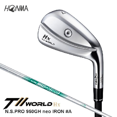 SHG0089　本間ゴルフ T//WORLD Hx N.S.PRO 950GH neo IRON #A 1本 ゴルフクラブ ツアーワールド アイアン 2019269 - 山形県酒田市