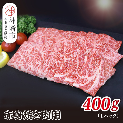 佐賀牛赤身焼肉用 400g【ヘルシー 贅沢な味わい 肉の旨み 脂身 ジューシー 食感 品質 赤身部分 豊かな旨み 濃厚な味わい 肉汁】(H118110） 2019455 - 佐賀県神埼市
