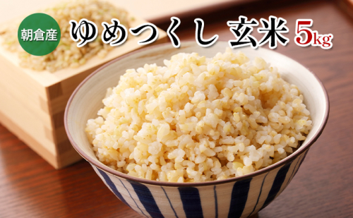 米 5kg 玄米 ゆめつくし お米 202340 - 福岡県朝倉市