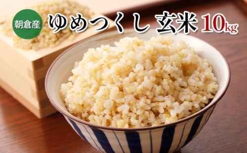 米 10kg 玄米 ゆめつくし 202417 - 福岡県朝倉市