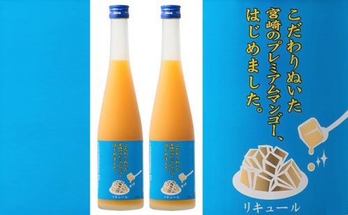 マンゴー梅酒　500ml×2本　＜篠崎＞ お酒 洋酒 リキュール類  202543 - 福岡県朝倉市