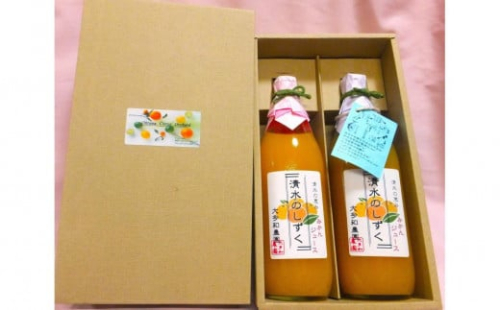 清水のしずく（みかんジュース）２本セット◇ 2026054 - 静岡県静岡市