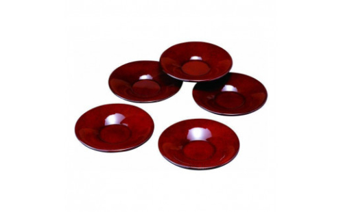 4.0寸 茶托 ななこ（5枚入）【YG108】 2026575 - 和歌山県那智勝浦町