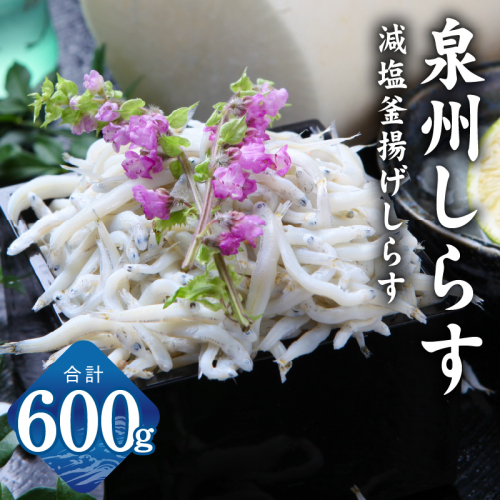減塩 釜揚げしらす 600g【小分け 150g×4P シラス 国産 魚介類 しらす ご飯のお供 海鮮丼 冷凍】 G2182 2026890 - 大阪府泉佐野市