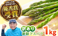 壱岐産 訳アリ アスパラガス1kg≪壱岐市≫【アスパラガス専門やまかわ屋】国産 冷蔵配送 産地直送 新鮮 [JGZ001]