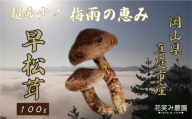 hana76.花笑み農園　超希少！早『松茸』100g～梅雨の恵み　（6～7月発送）