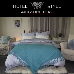 &starf;日本製 &starf;綿100％ &starf;滑らかな肌触り ラグジュアリーで上質な睡眠をあなたに！ 掛け布団カバー、枕カバー、シーツの３点セット 一流の高級ホ