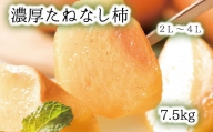 【秋の美味】【和歌山ブランド】 濃厚たねなし柿　秀品　2L～4Lサイズ　約7.5kg入り【ard012A】