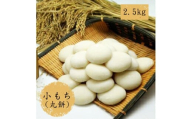 小もち（丸餅）2kg【小もち（丸餅）　和菓子職人 コシの強さ 近江米100% もち米 ぜんざい そのまま焼く 荷崩れしにくい 大阪府 門真市 】