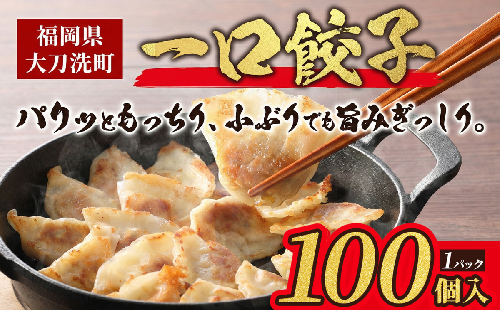 大刀洗 一口餃子 100個 特製たれ セット【ふるさと納税限定】 餃子 2042703 - 福岡県大刀洗町