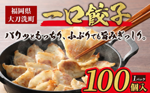 大刀洗 一口餃子 100個 特製たれ セット【ふるさと納税限定】 餃子 2042703 - 福岡県大刀洗町