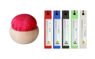 針ものがたり　5種、針やま　赤紅(睦月)のセット