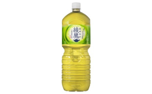 綾鷹2L PET×6本　コカコーラ 綾鷹 茶 お茶 カフェイン ペットボトル 常備 備蓄 蔵王【04301-0524】 2047798 - 宮城県蔵王町