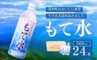 もてぎの天然水 「もて水」 500ml×24本 | 天然水 ミネラルウォーター 水 水分補給 水分 軟水 ミネラル 国産 行楽 スポーツ 防災 もてぎプラザ 栃木県 茂木町