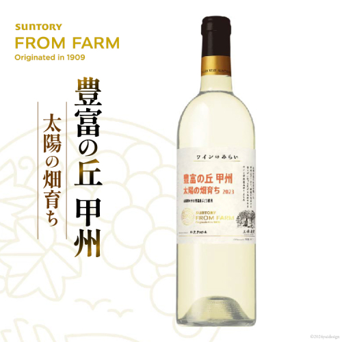 豊富の丘 甲州 1本 白ワイン ワイン 甲州ワイン お酒 酒 辛口 サントリー SUNTORY 2064519 - 山梨県中央市