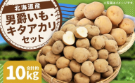 じゃがいも 男爵 キタアカリ  Lサイズ 各約5kg×1箱 計約10kg （JA） ジャガイモ 芋 いも イモ 食べ比べ 食べくらべ セット 国産 【2025年9月下旬-12月下旬迄発送予定】