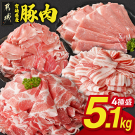 宮崎県産豚肉たっぷり5.1kgセット_AC-N202-51