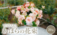 わばらの花束20本　【3月お届け】 WABARA  摘みたて ブーケ 花束 Rose Universe