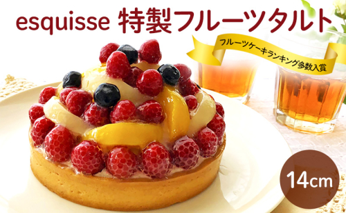 スイーツ フルーツたっぷりの特製フルーツタルト【14cm】バースデーケーキ お菓子 フルーツケーキ ケーキ  2074184 - 長野県長野市