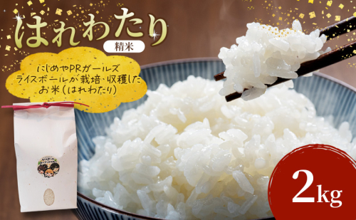 ライスボール おにぎり大作戦 はれわたり2kg お米 米 精米 青森県 西目屋村 2078337 - 青森県西目屋村