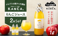 【009-50】KANCA アップルジュース　1000ml×2本