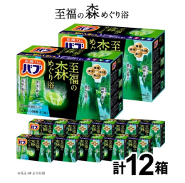 〈花王酒田工場で製造しています〉 日本中の森を訪ね歩き、4種の香りを厳選。気分をときほぐす、至福の森めぐり浴をお楽しみください。 さら湯よりもっといたわるお湯質(湯ざわり)に。 塩素除去剤(アミノ酸)