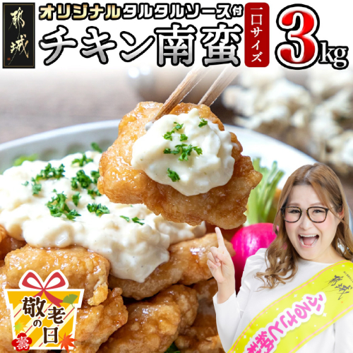 【敬老の日】宮崎県産鶏チキン南蛮3.0kgセット≪9月11日～15日お届け≫_17-1508-KG 2086528 - 宮崎県都城市