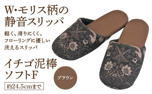 いちご泥棒ソフトF(約24.5cmまで) ブラウン 【04301-0590-2】 2087909 - 宮城県蔵王町