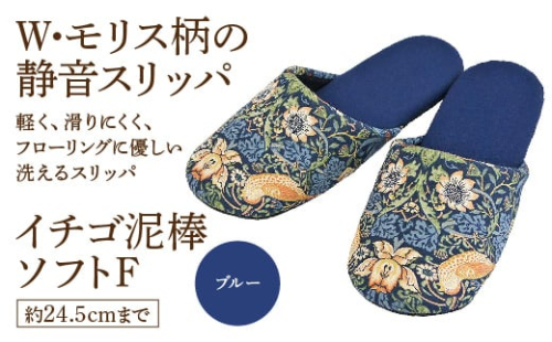 いちご泥棒ソフトF(約24.5cmまで) ブルー 【04301-0590-4】 2087915 - 宮城県蔵王町
