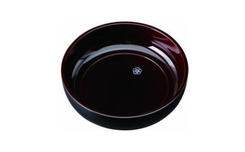 菓子鉢 6.5寸 溜 明月（本貝使用）【YG80】 2089845 - 和歌山県上富田町