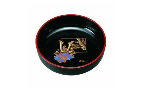 菓子鉢 7.0寸 黒 金蒔絵 ほまれ兜【YG85】 2089847 - 和歌山県上富田町