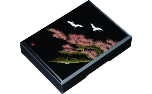 紀州漆器 加伏文庫 黒 飛祥 A4サイズ【YG215】 2089949 - 和歌山県上富田町