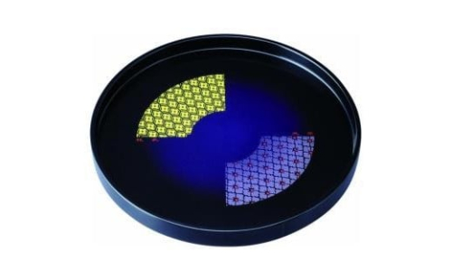 木製丸盆 30cm 黒 天空花衣【YG394】 2090051 - 和歌山県上富田町