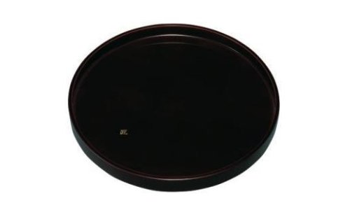 木製丸盆 30cm 溜 匠【YG396】 2090053 - 和歌山県上富田町